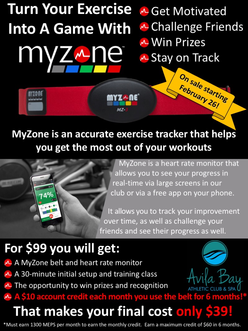 Myzone belt outlet cost